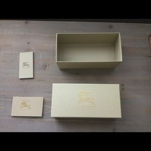 Original Burberry sunglass box with envelope